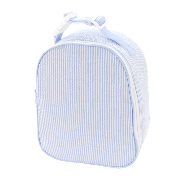 Baby Blue Seersucker Lunchbox - Tiniboo