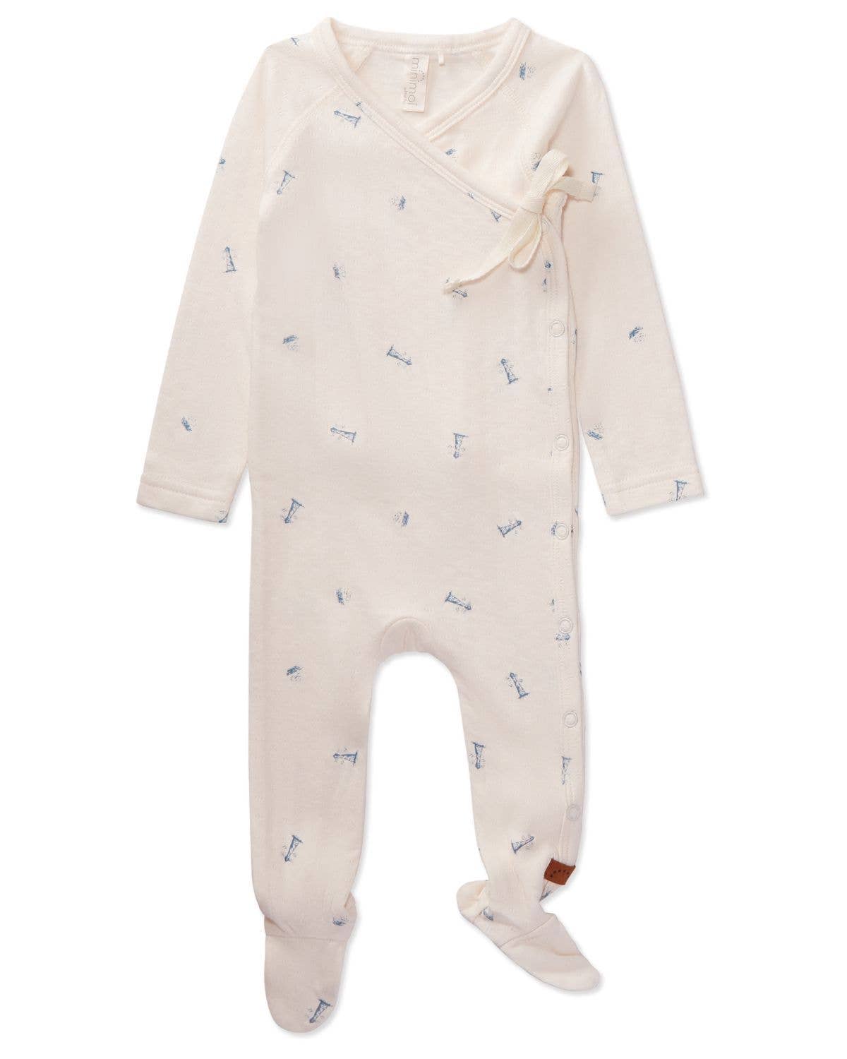 Lighthouse Pointelle 4 Pc Footie Set - Tiniboo