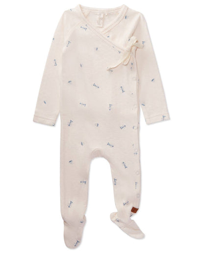 Lighthouse Pointelle 4 Pc Footie Set - Tiniboo