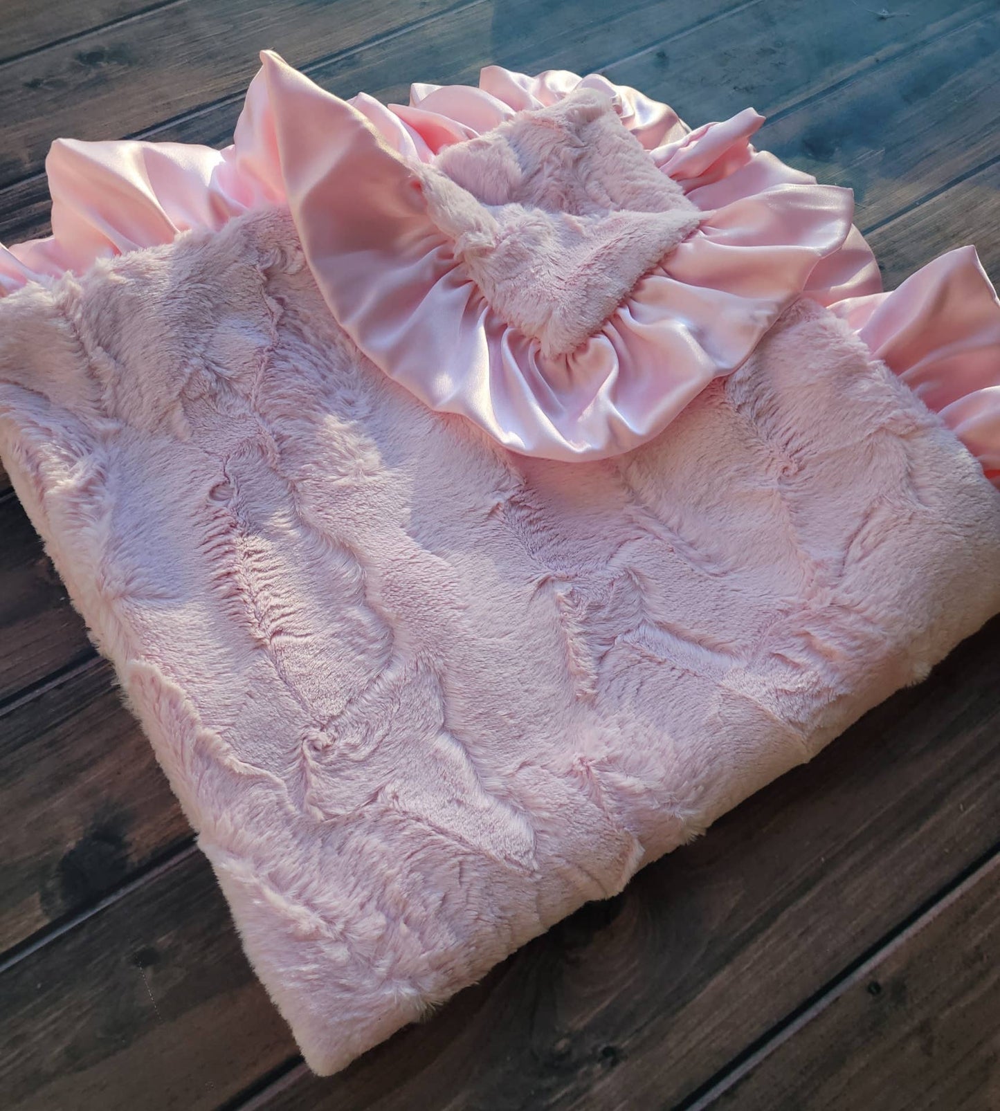 Pink Mink Baby Blanket - Tiniboo