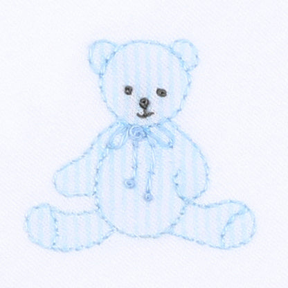 My Teddy Footie - Blue - Tiniboo
