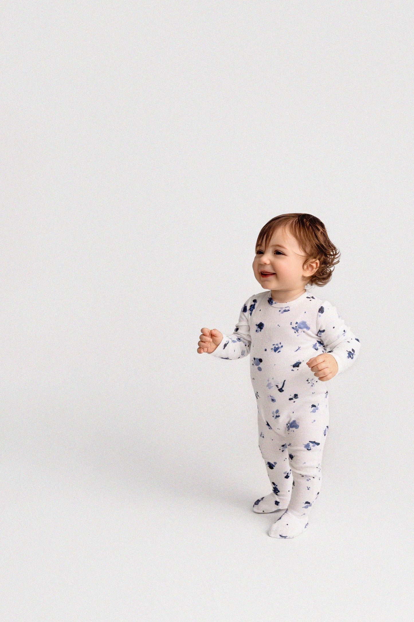 Abstract Pointelle Footie - Tiniboo