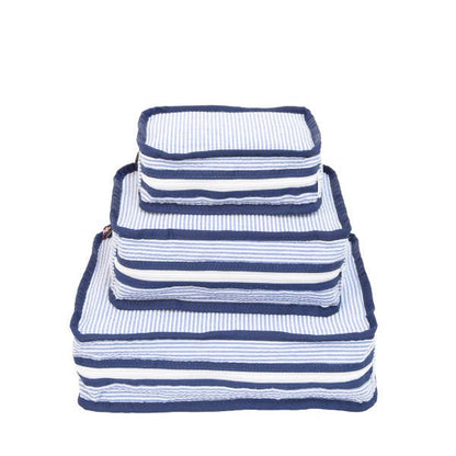Navy Seersucker Stacking Set | Mint