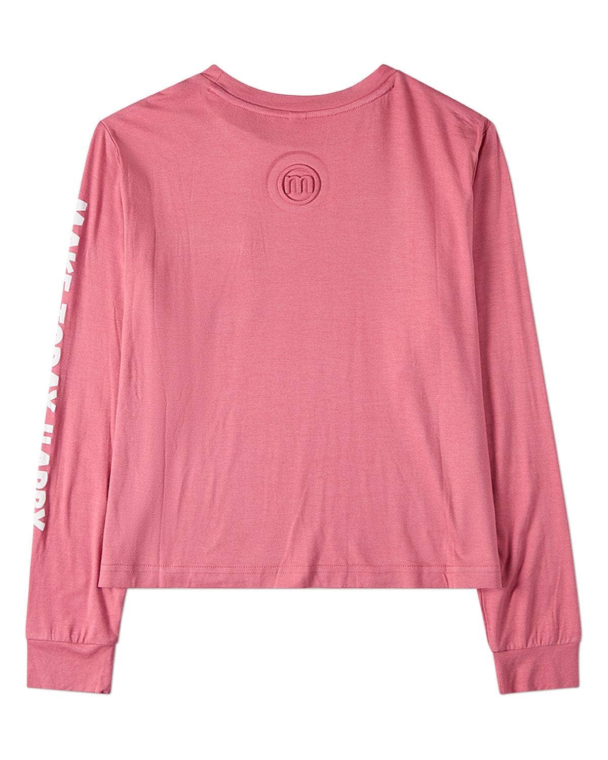 Make Today Happy Smiley Long Sleeve T-Shirt