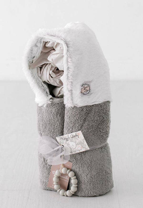 Grey Frost on Grey Towel - Tiniboo