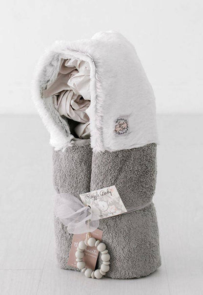 Grey Frost on Grey Towel - Tiniboo