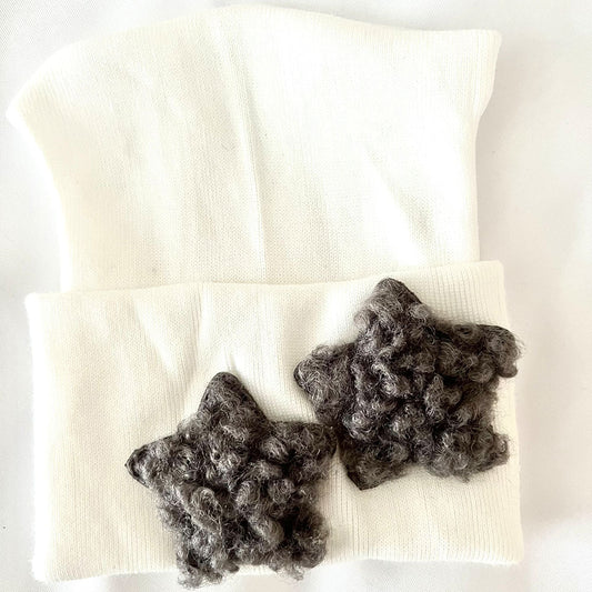 Double Gret Star Hospital Hat - Tiniboo