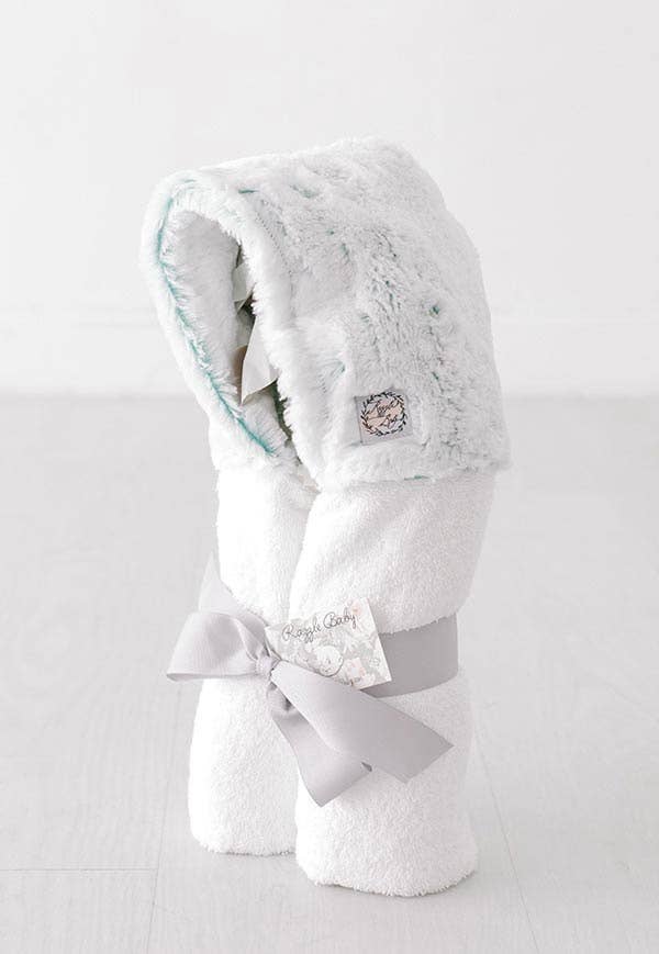 Mallard Frost on white Towel - Tiniboo