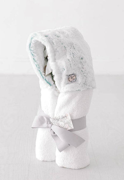 Mallard Frost on white Towel - Tiniboo