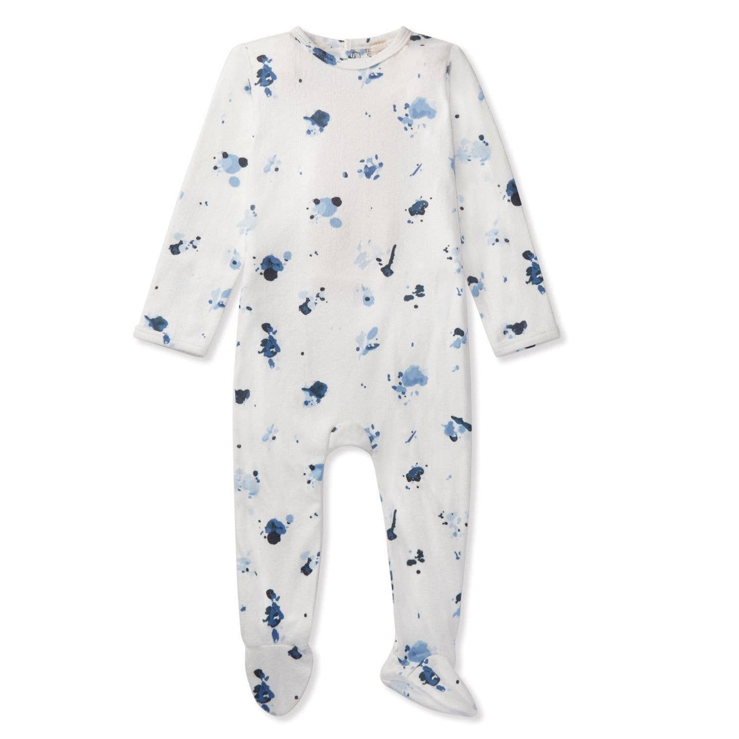 Abstract Pointelle Footie