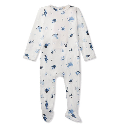 Abstract Pointelle Footie